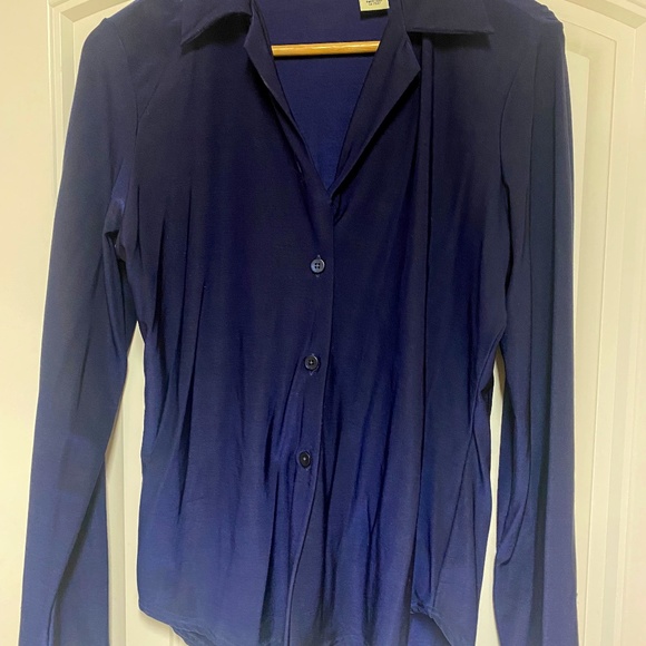 GAP Tops - Size M, GAP, Navy Blue , Long- Sleeved Blouse